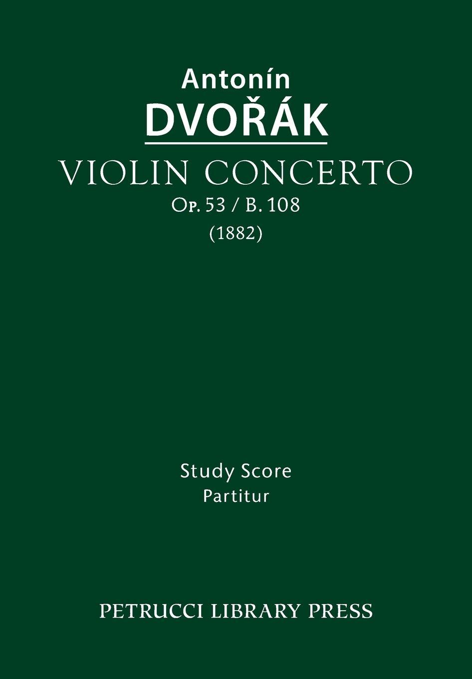 Vorderes Coverbild Violin Concerto, Op.53 / B.108