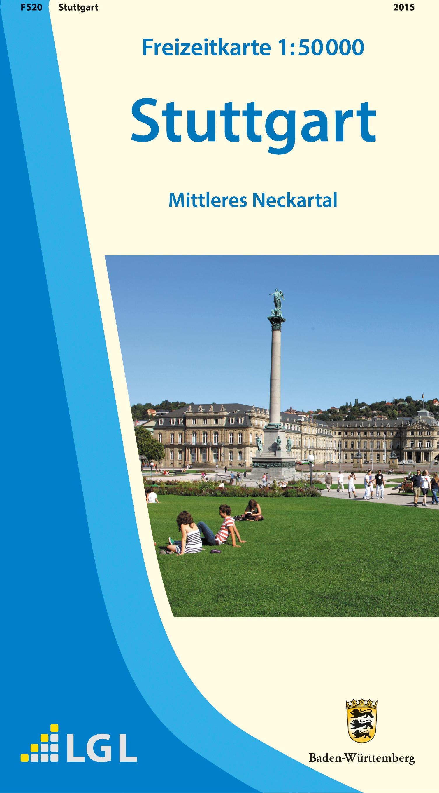 Vorderes Coverbild Freizeitkarte Stuttgart und Umgebung 1 : 50 000