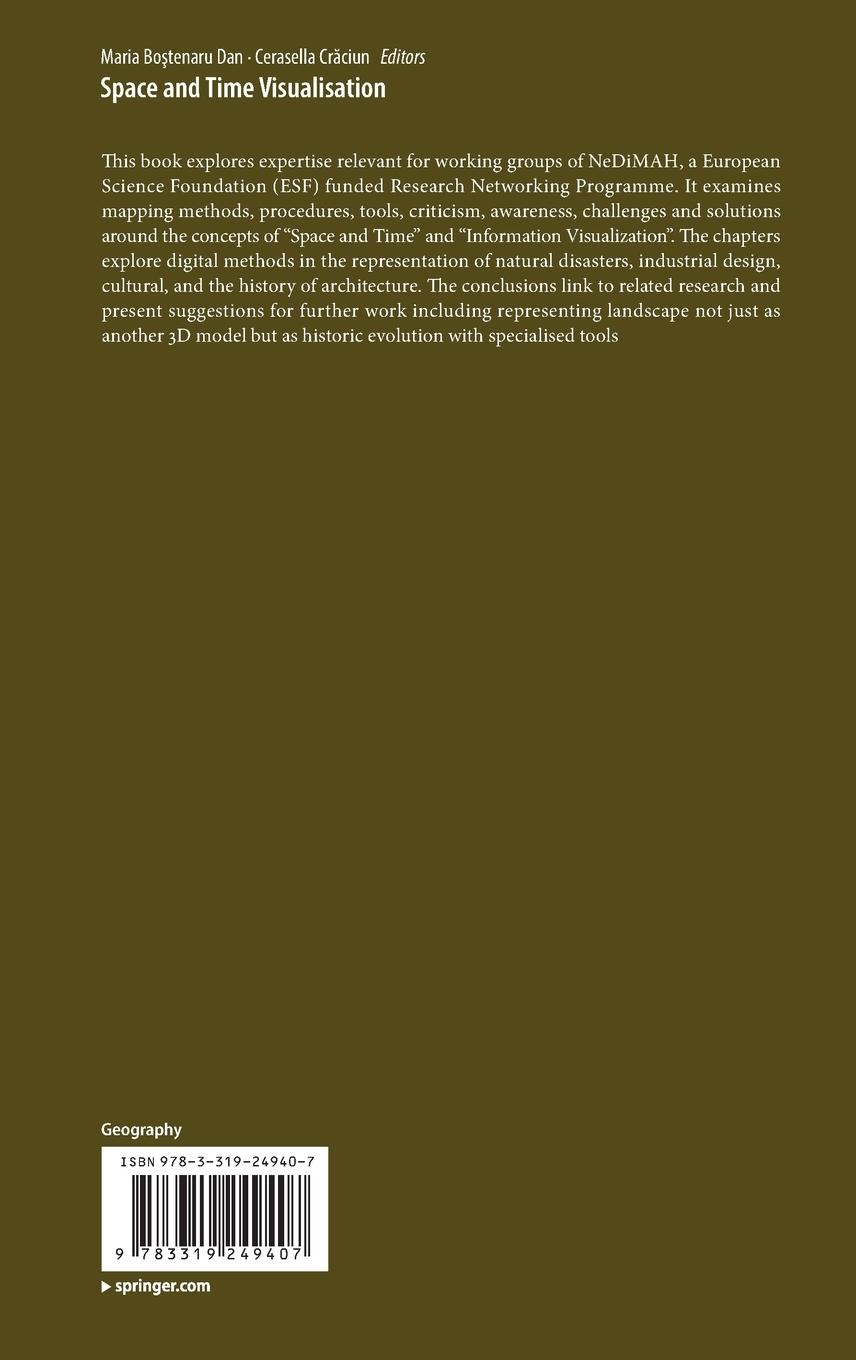 Rückseitencover Space and Time Visualisation