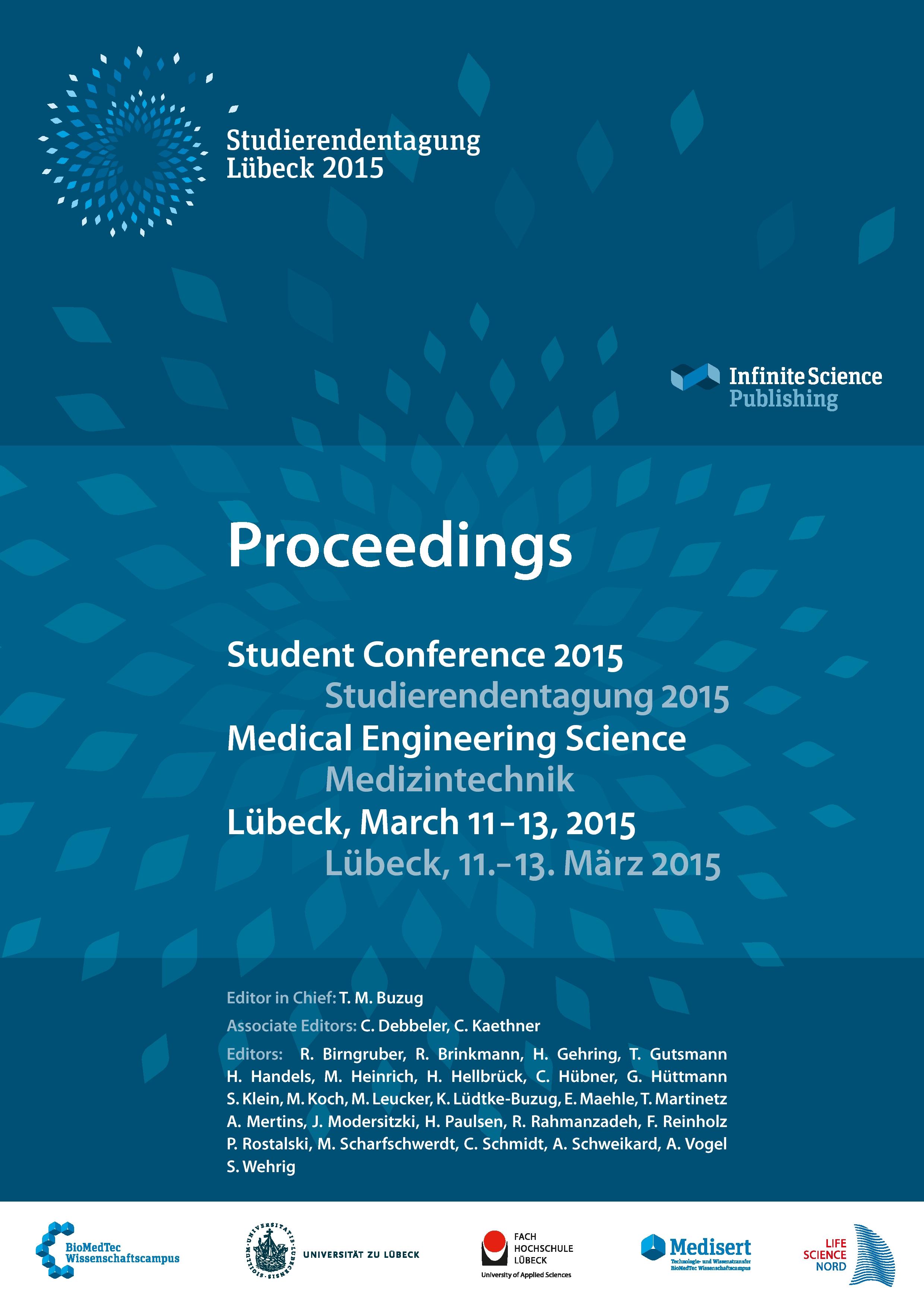 Vorderes Coverbild Student Conference Medical Engineering Science 2015