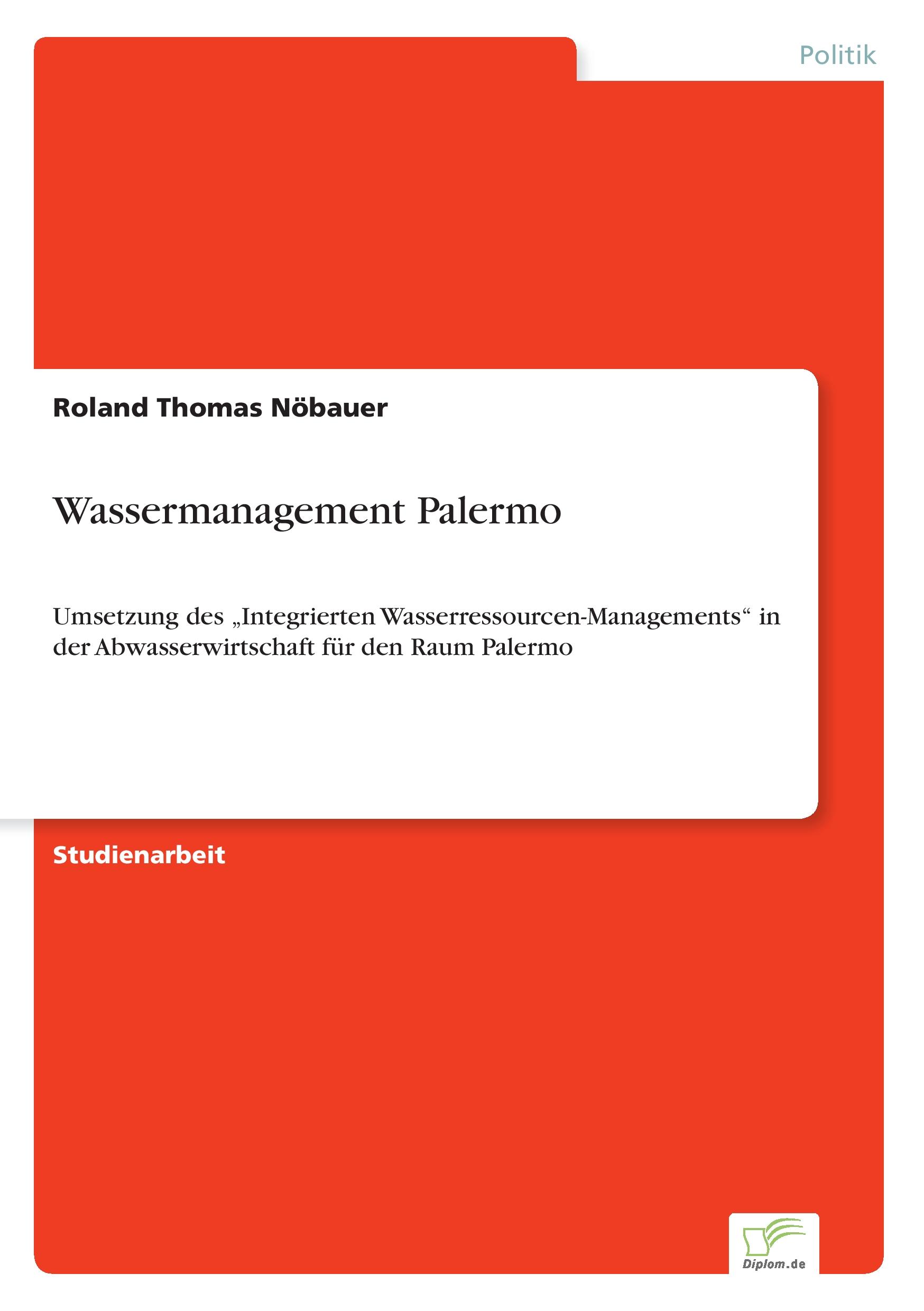 Vorderes Coverbild Wassermanagement Palermo