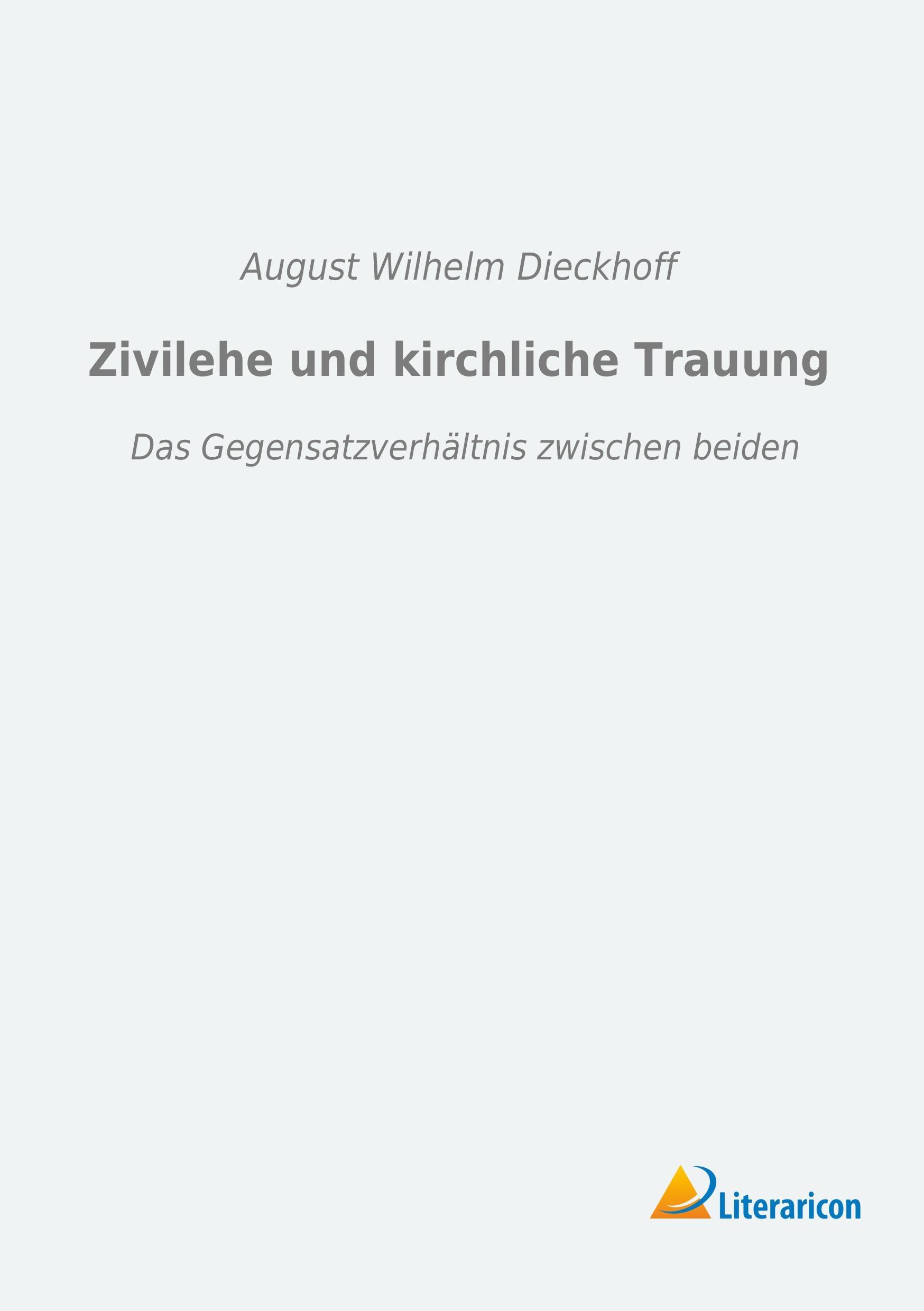 Vorderes Coverbild Zivilehe und kirchliche Trauung