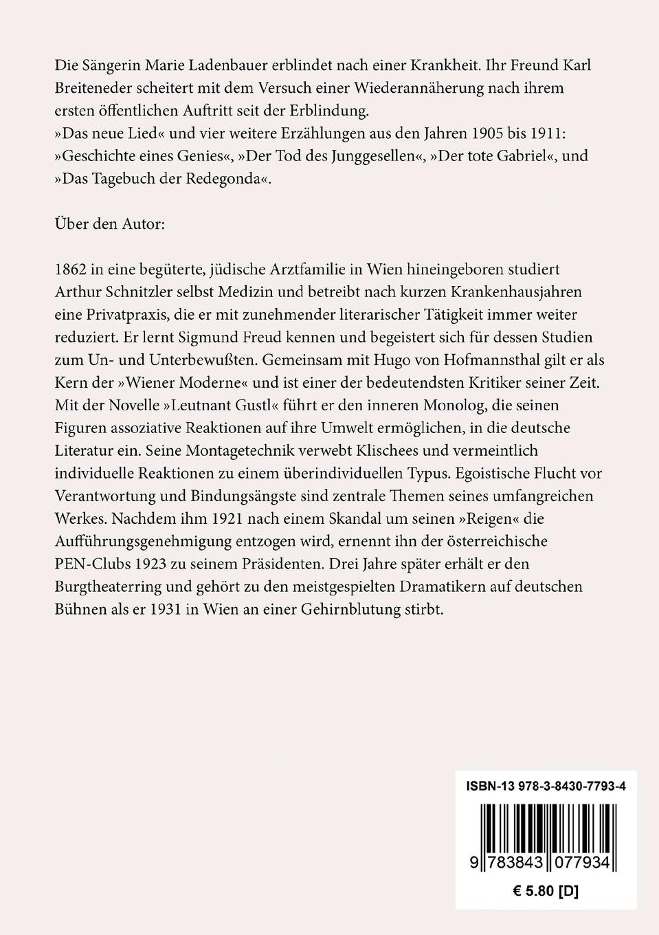 Rückseitencover Das neue Lied