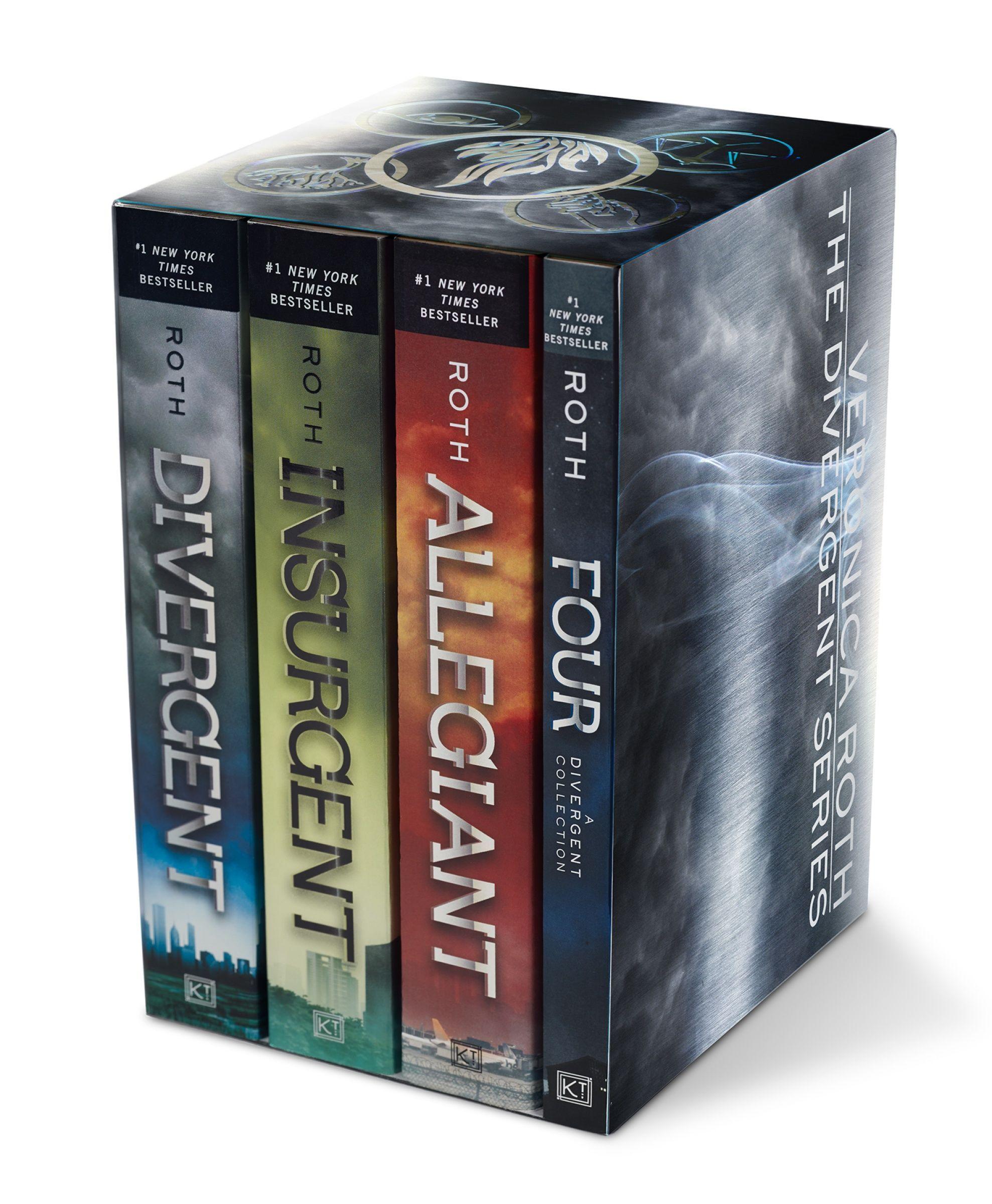 Vorderes Coverbild Divergent Series Set: Divergent, Insurgent, Allegiant, Four