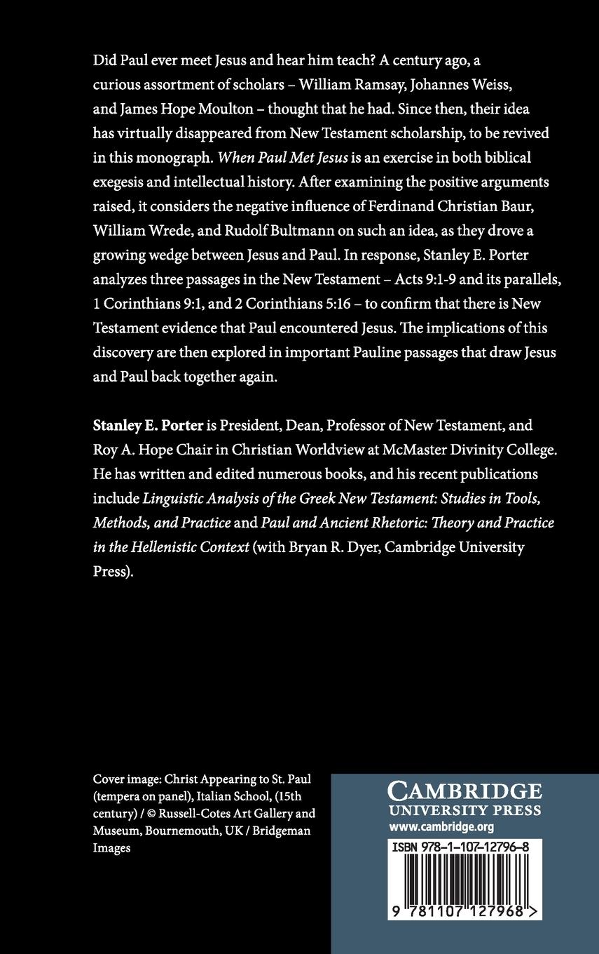 Rückseitencover When Paul Met Jesus