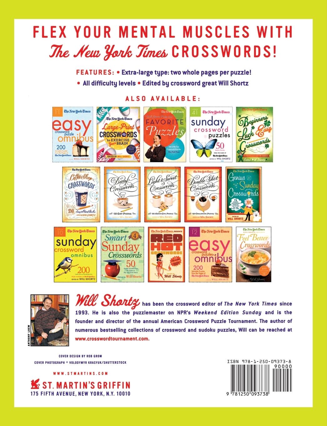 Rückseitencover New York Times Large-Print Brainbuilder Crosswords