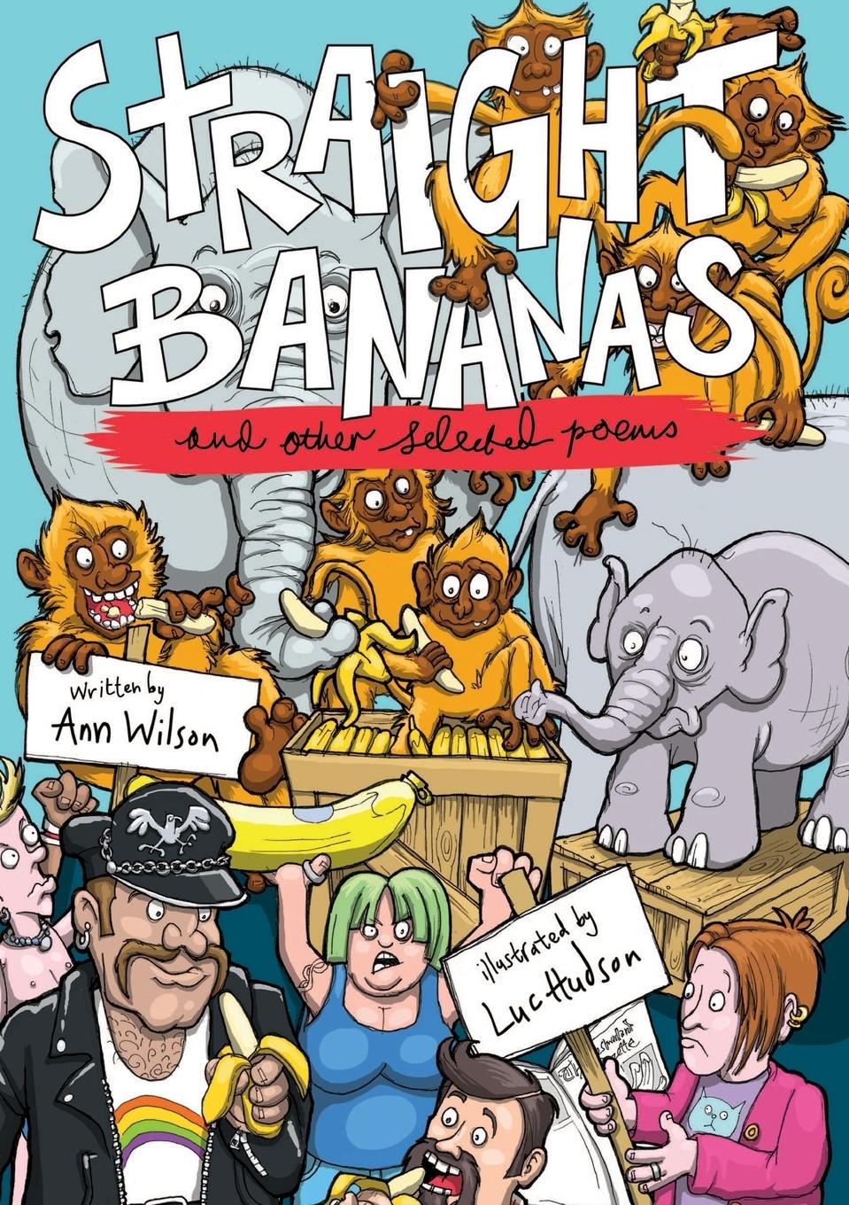 Vorderes Coverbild Straight Bananas and other requested poems and drawings