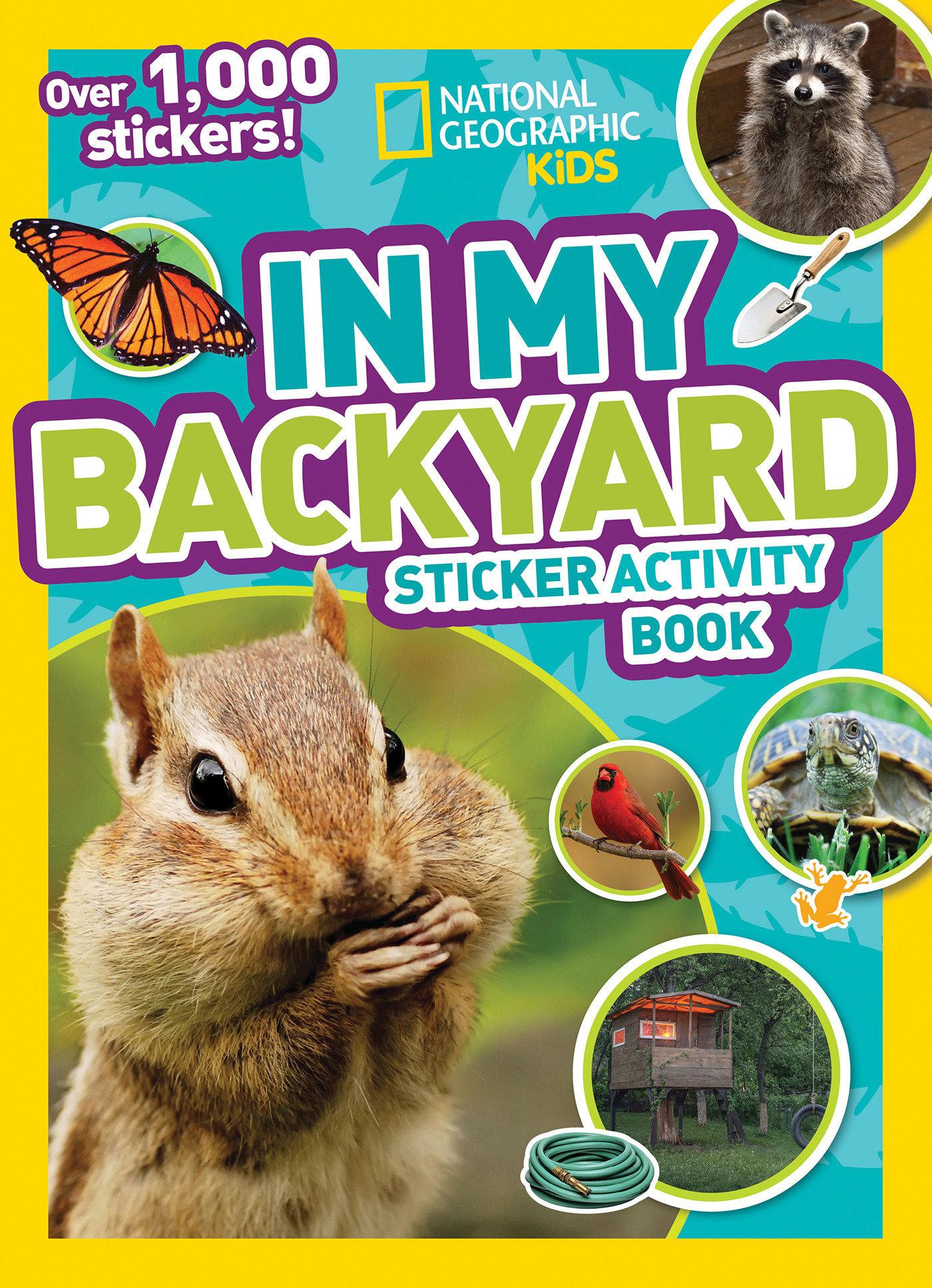 Vorderes Coverbild In My Backyard Sticker Activity Book