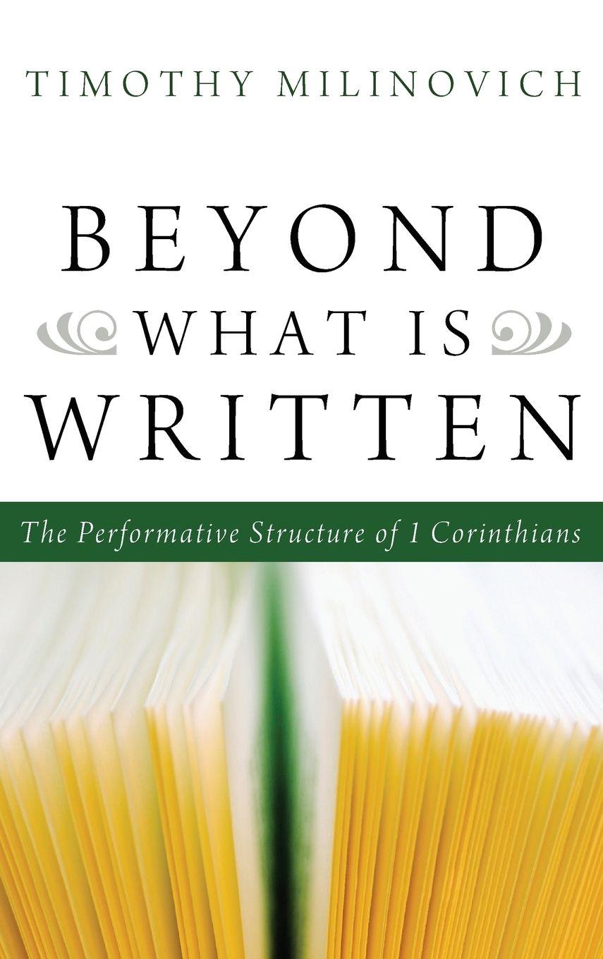 Vorderes Coverbild Beyond What Is Written