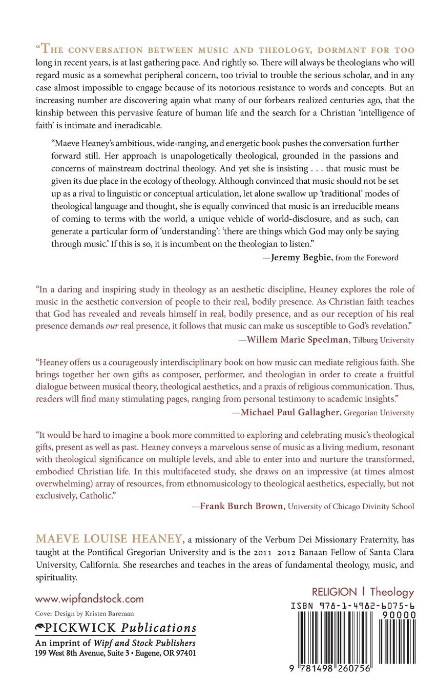 Rückseitencover Music as Theology