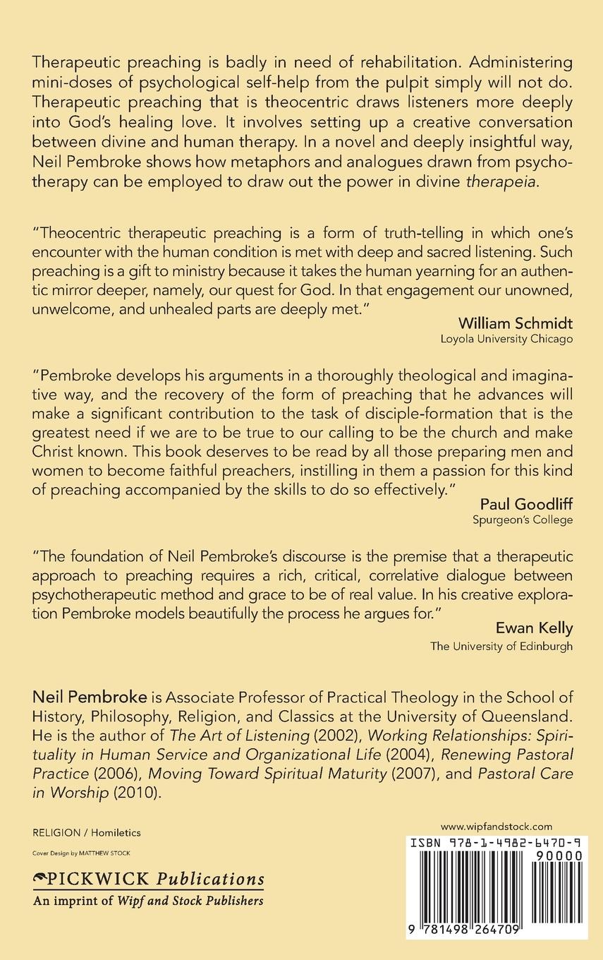 Rückseitencover Divine Therapeia and the Sermon