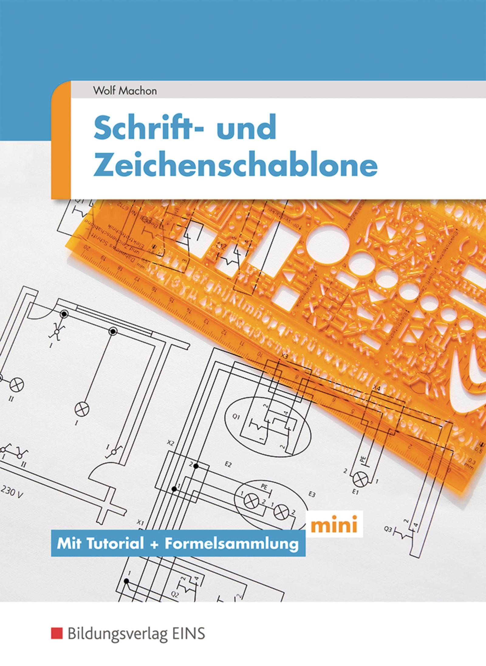Vorderes Coverbild Schrift- und Zeichenschablone Elektrotechnik
