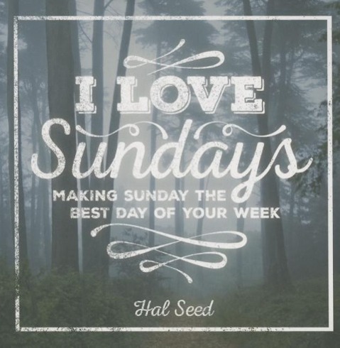 Vorderes Coverbild I Love Sundays Gift Book Book: Make Sunday the Best Day of the Week