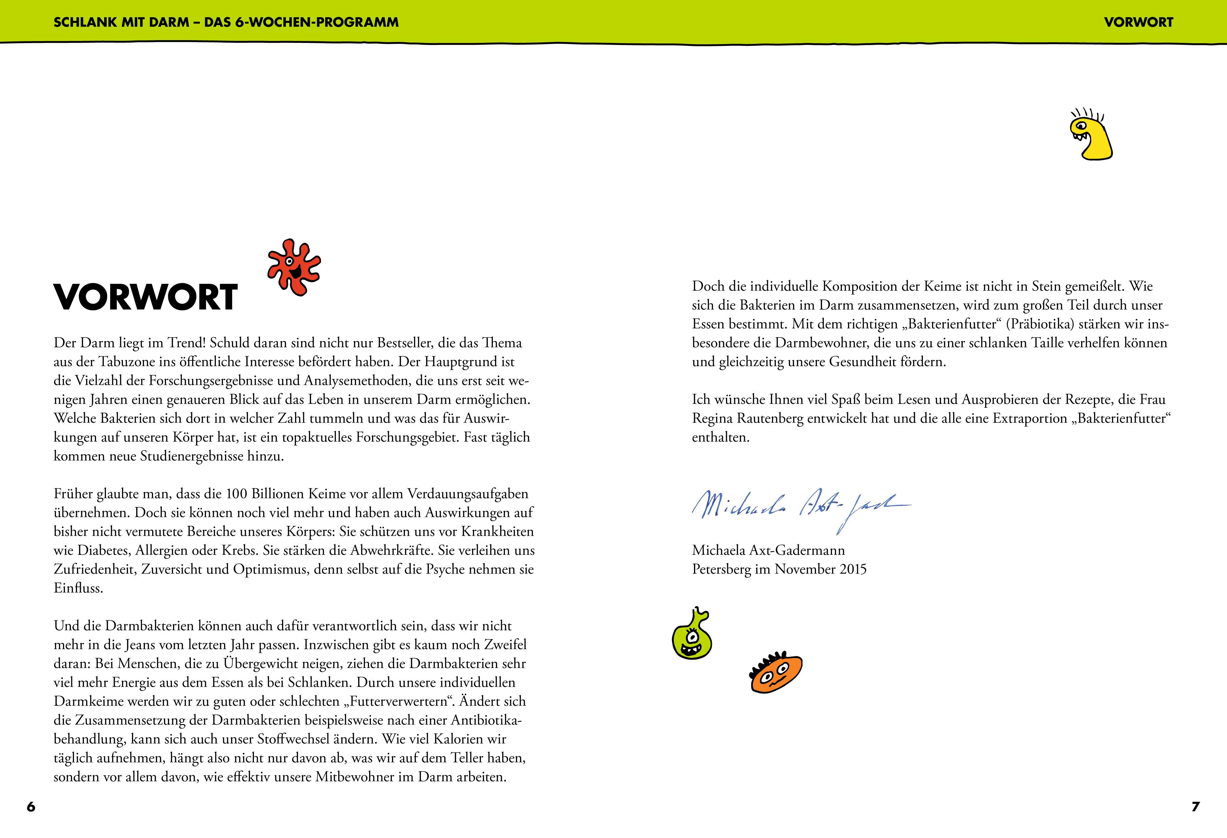 Beispielinhalt (Bild) Schlank mit Darm