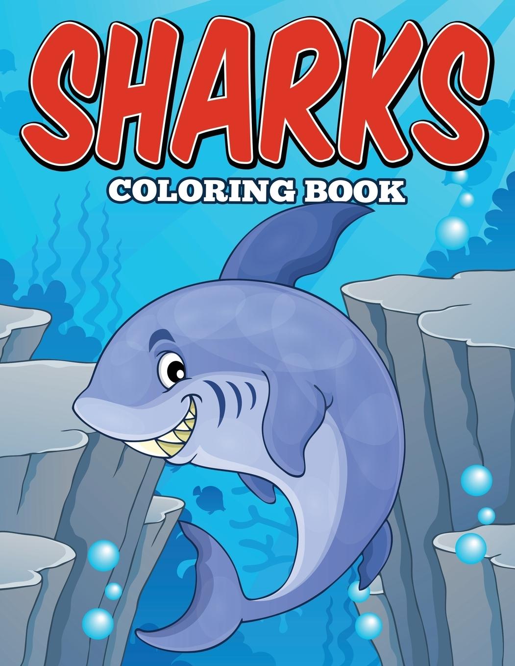 Vorderes Coverbild Sharks Coloring Book