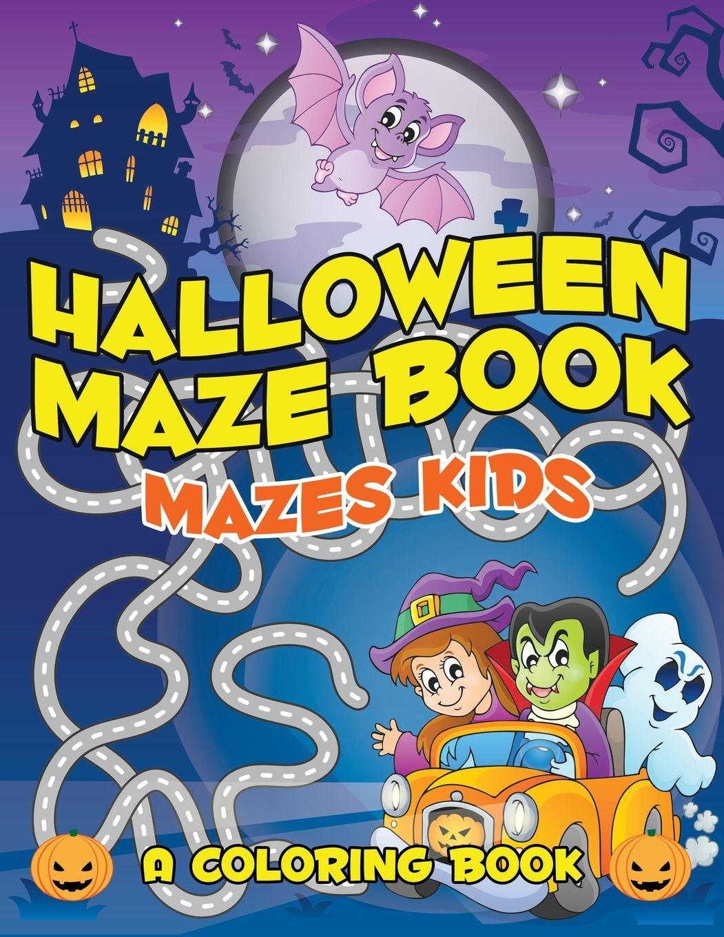 Vorderes Coverbild Halloween Maze Book