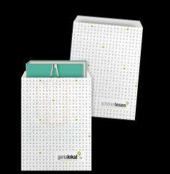 Vorderes Coverbild Genialokal Tüten (Papier) klein / VE 1000 / 20x27cm - weiss, 2farbig, 2seitig, vorlizensiert