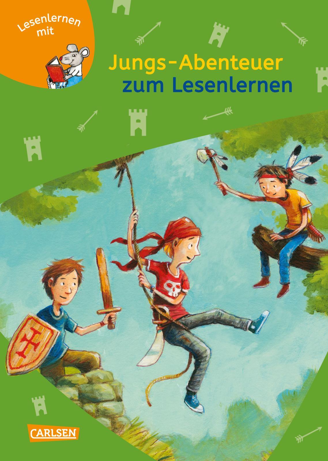 Vorderes Coverbild Jungs-Abenteuer zum Lesenlernen