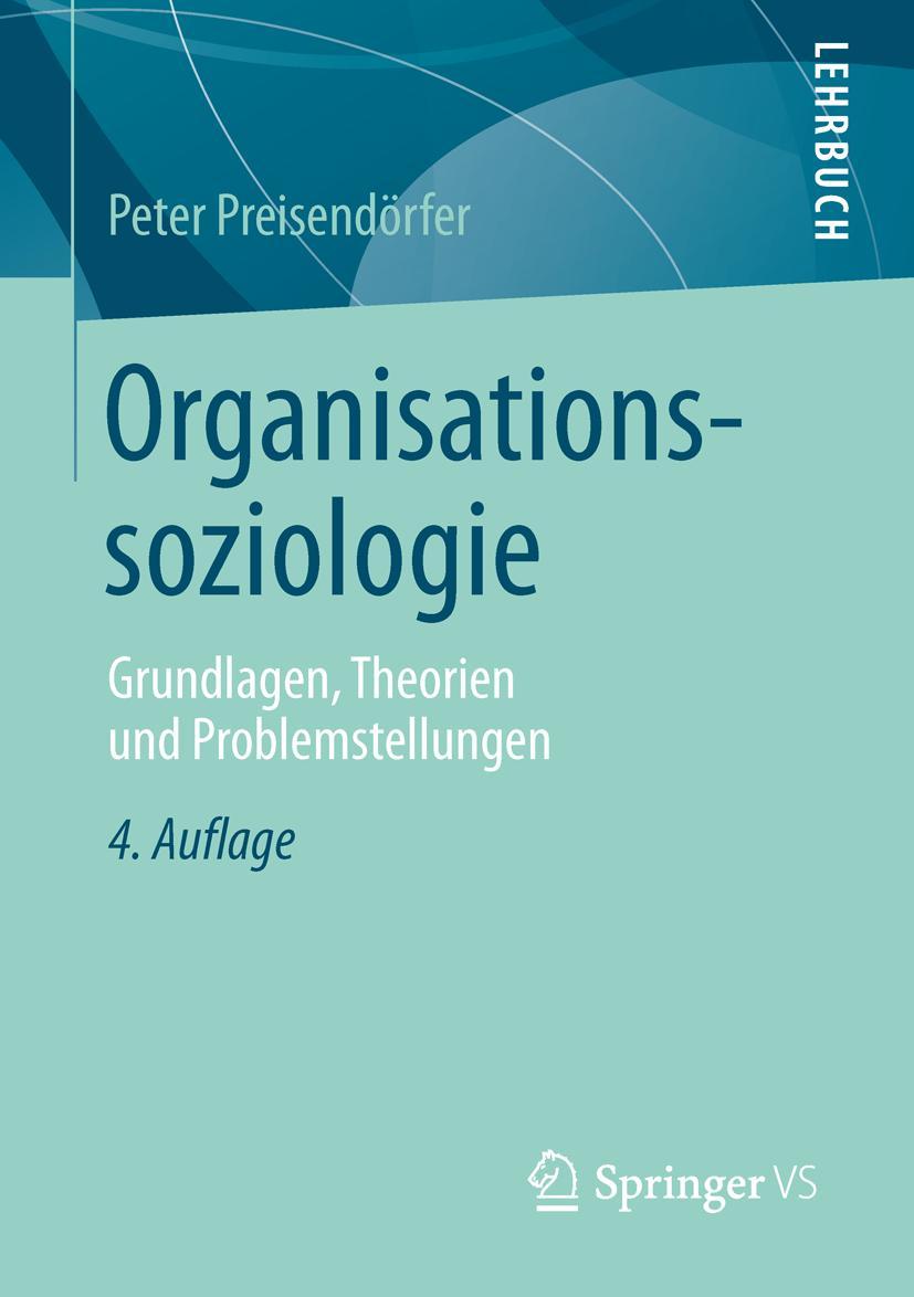 Vorderes Coverbild Organisationssoziologie