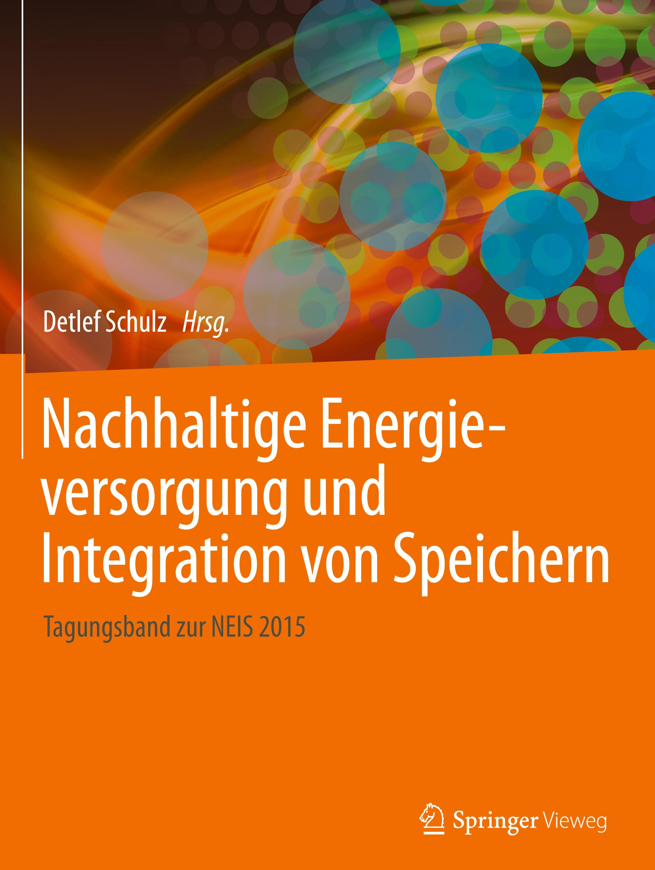 Vorderes Coverbild Nachhaltige Energieversorgung und Integration von Speichern