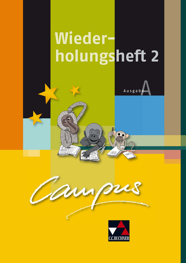 Vorderes Coverbild Campus A Palette. Wiederholungsheft 2. Zu den Lektionen Campus A 15-25