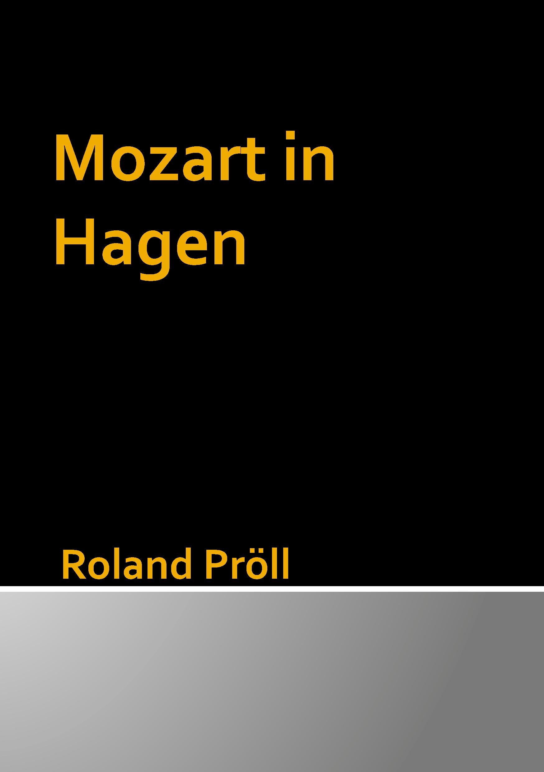 Vorderes Coverbild Mozart in Hagen