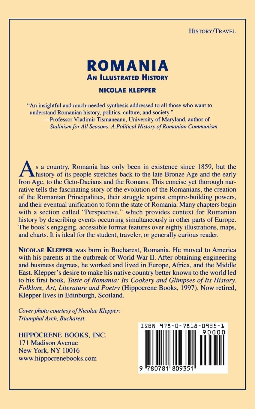 Rückseitencover Romania: An Illustrated History