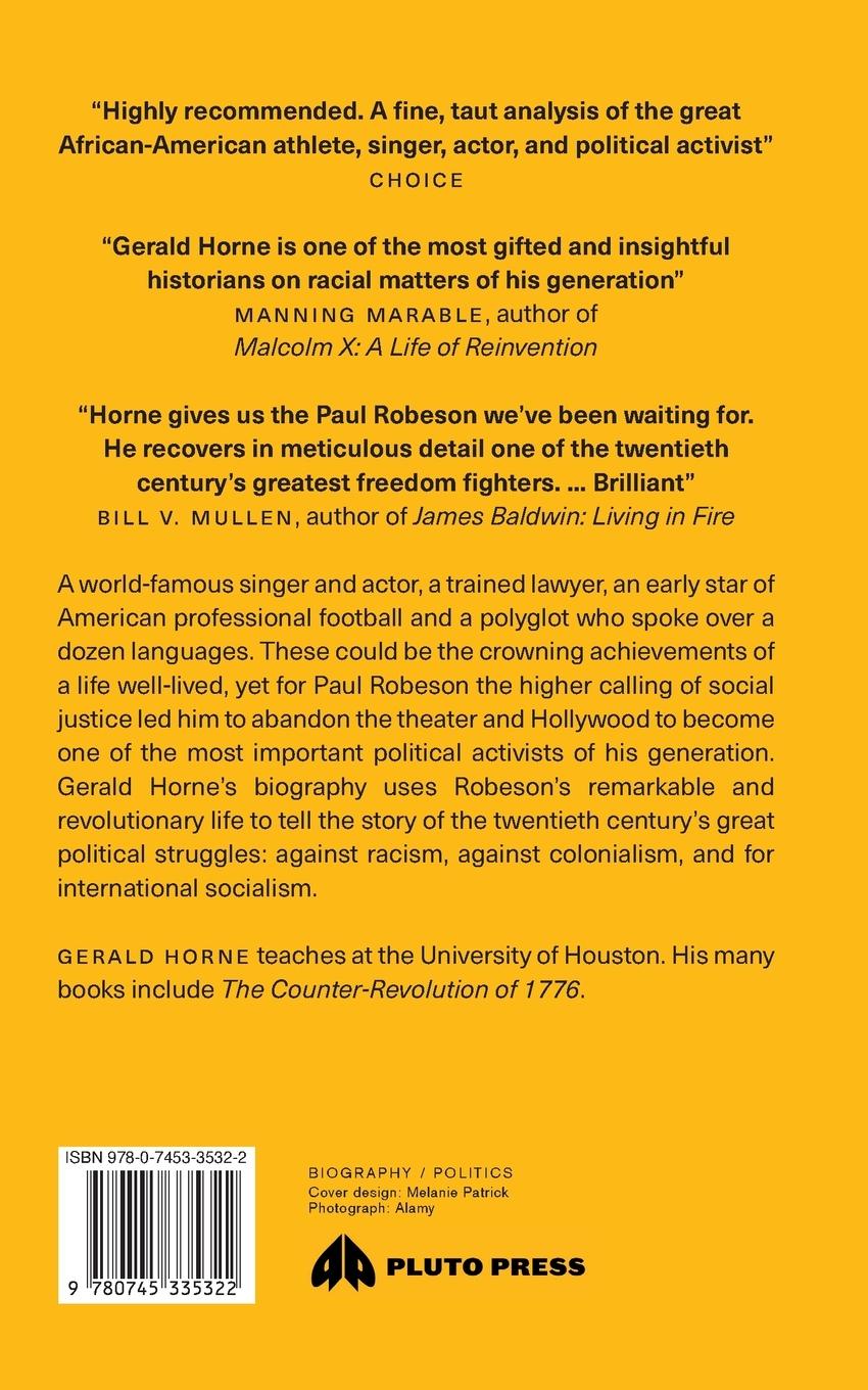 Rückseitencover Paul Robeson