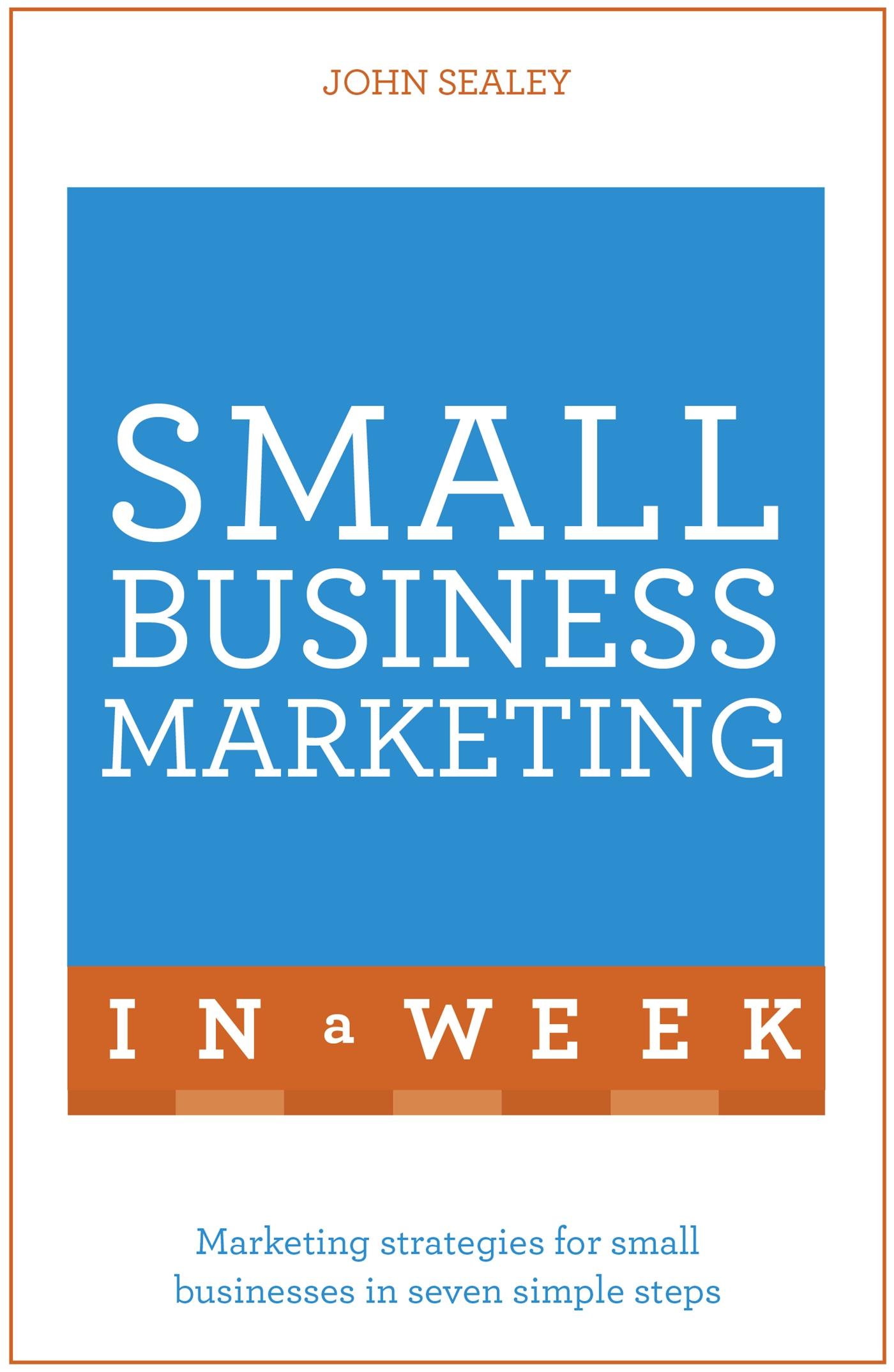 Vorderes Coverbild Small Business Marketing in a Week