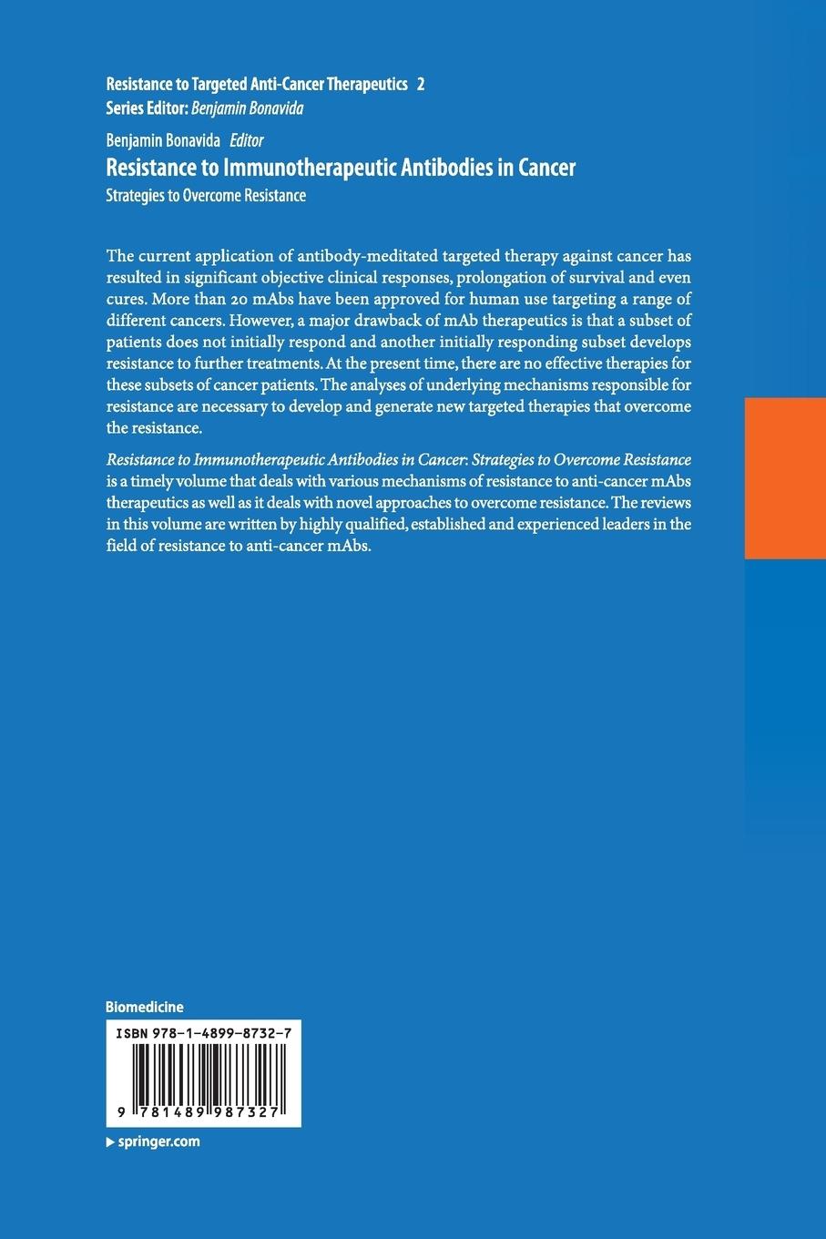 Rückseitencover Resistance to Immunotherapeutic Antibodies in Cancer