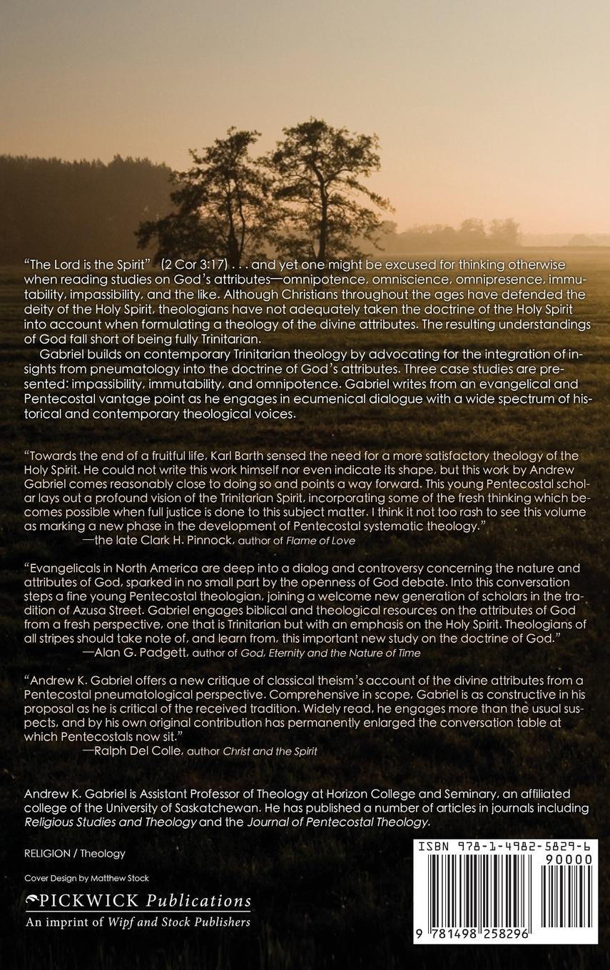 Rückseitencover The Lord is the Spirit