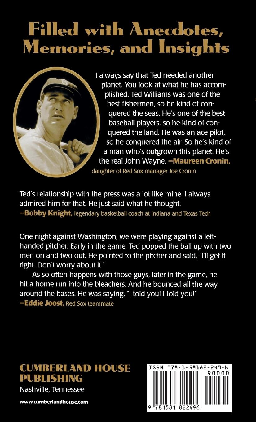 Rückseitencover I Remember Ted Williams