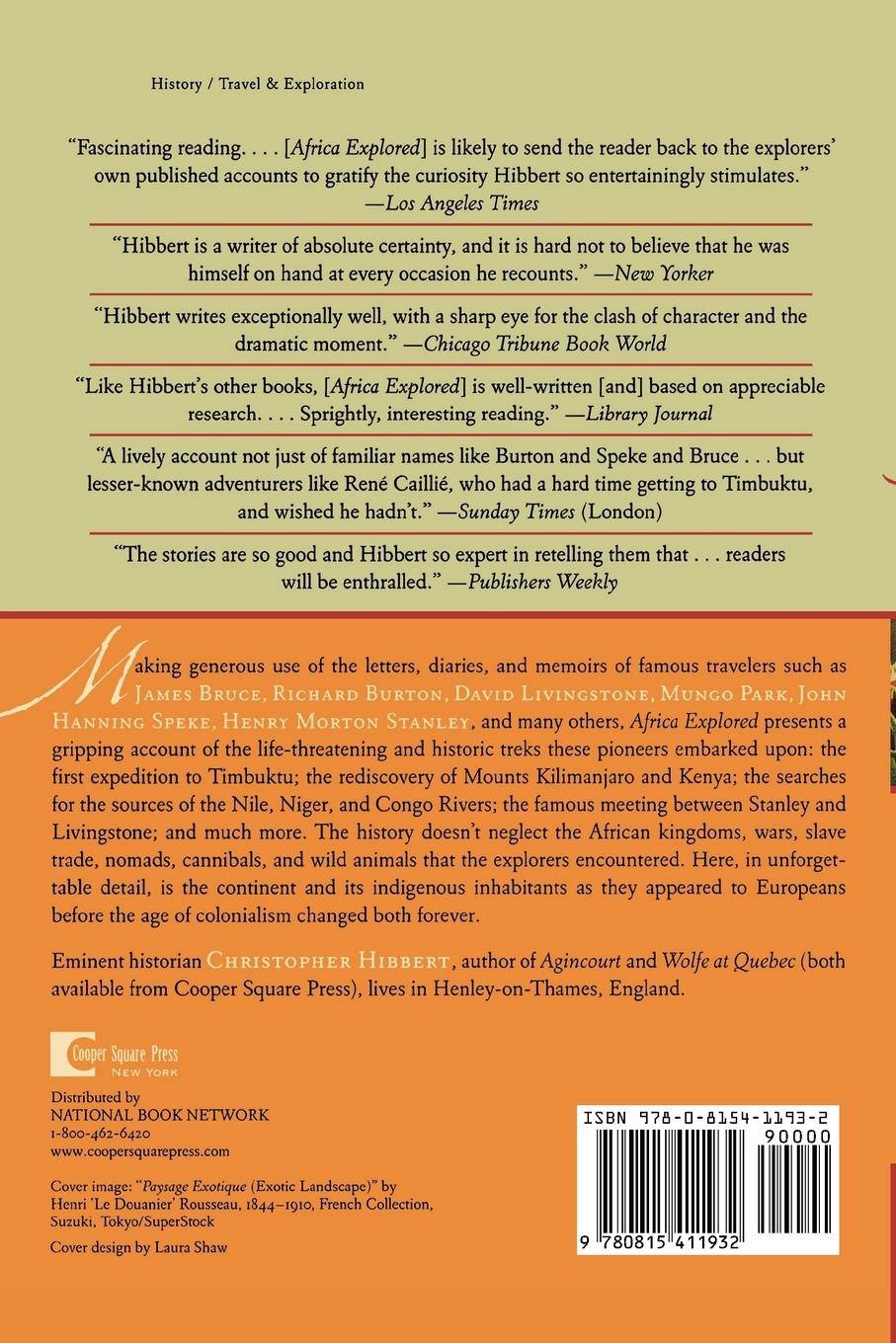 Rückseitencover Africa Explored