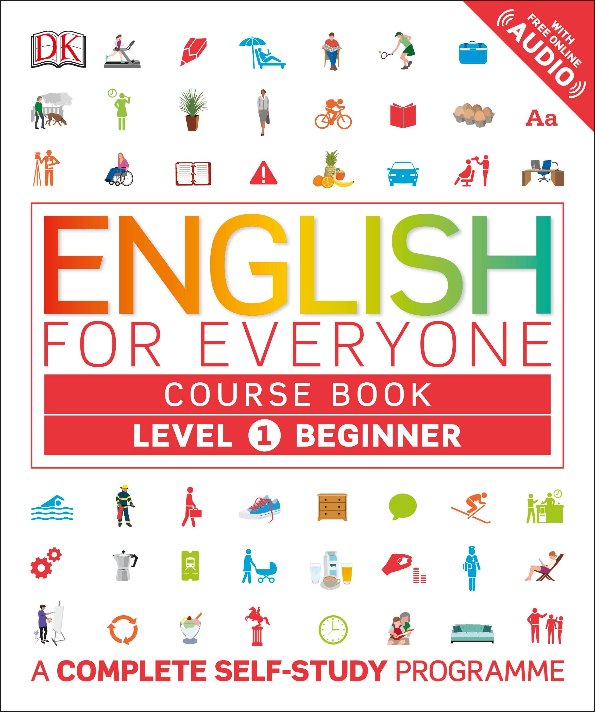 Vorderes Coverbild English for Everyone Course Book Level 1 Beginner