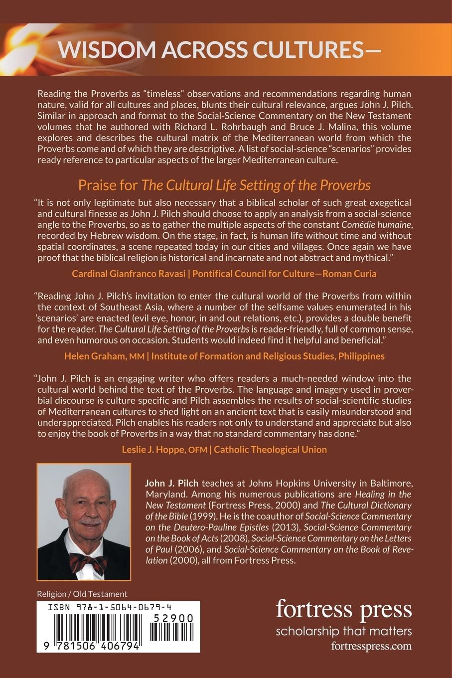 Rückseitencover The Cultural Life Setting of the Proverbs