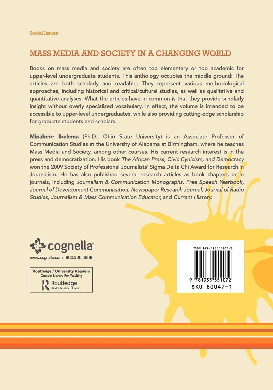 Rückseitencover Mass Media and Society in a Changing World (Revised Edition)