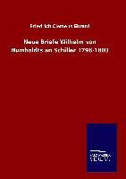 Vorderes Coverbild Neue Briefe Wilhelm von Humboldts an Schiller 1796-1803