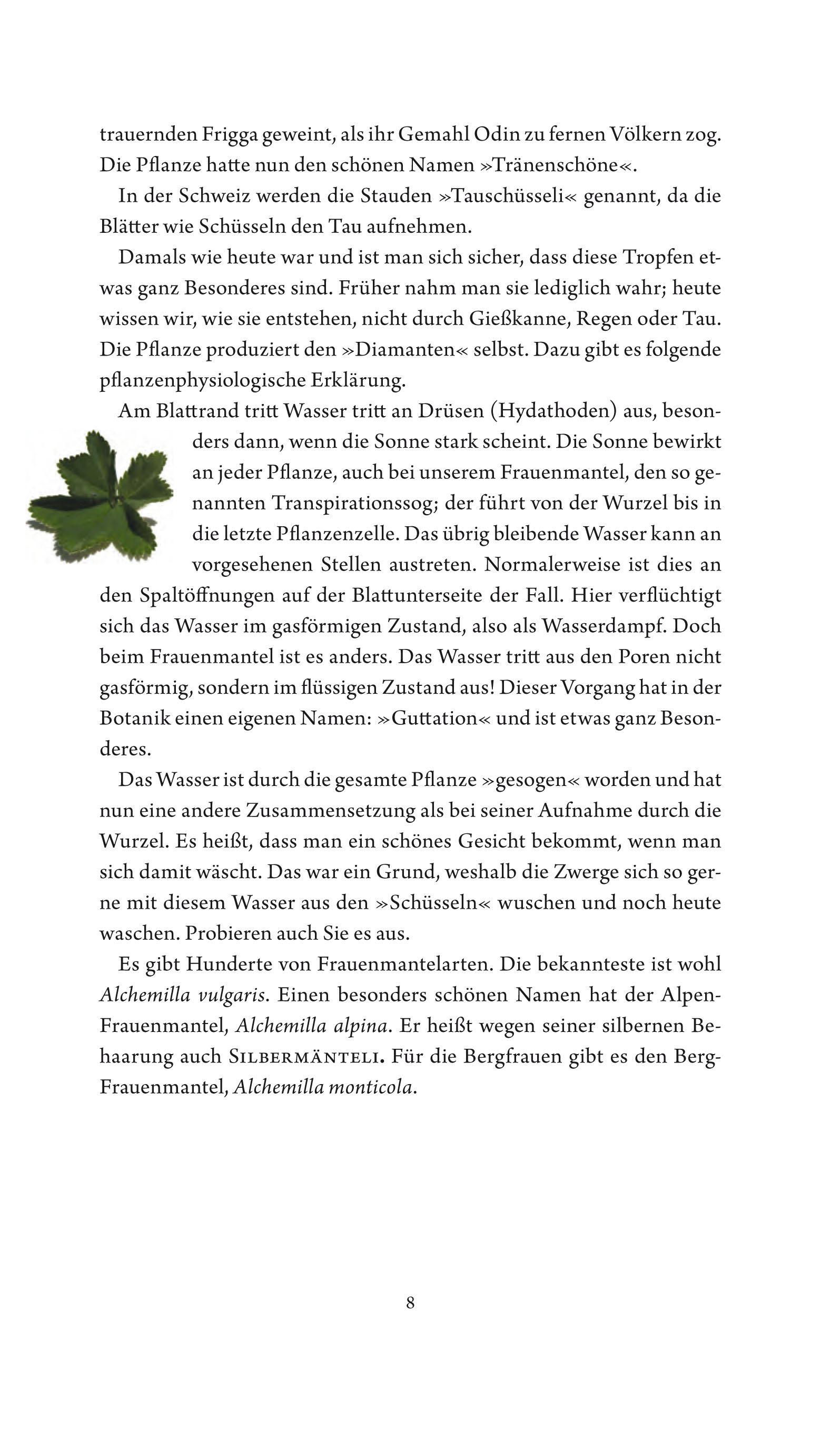 Beispielinhalt (Bild) Jungfer im Grünen und Tausendgüldenkraut