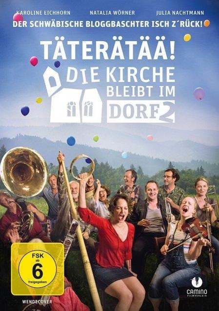 Vorderes Coverbild Täterätää! Die Kirche bleibt im Dorf 2