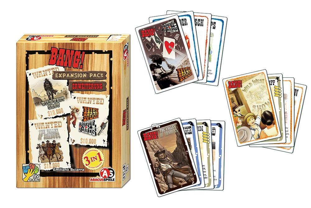 Beispielinhalt (Bild) BANG! Expansion Pack Erweiterung