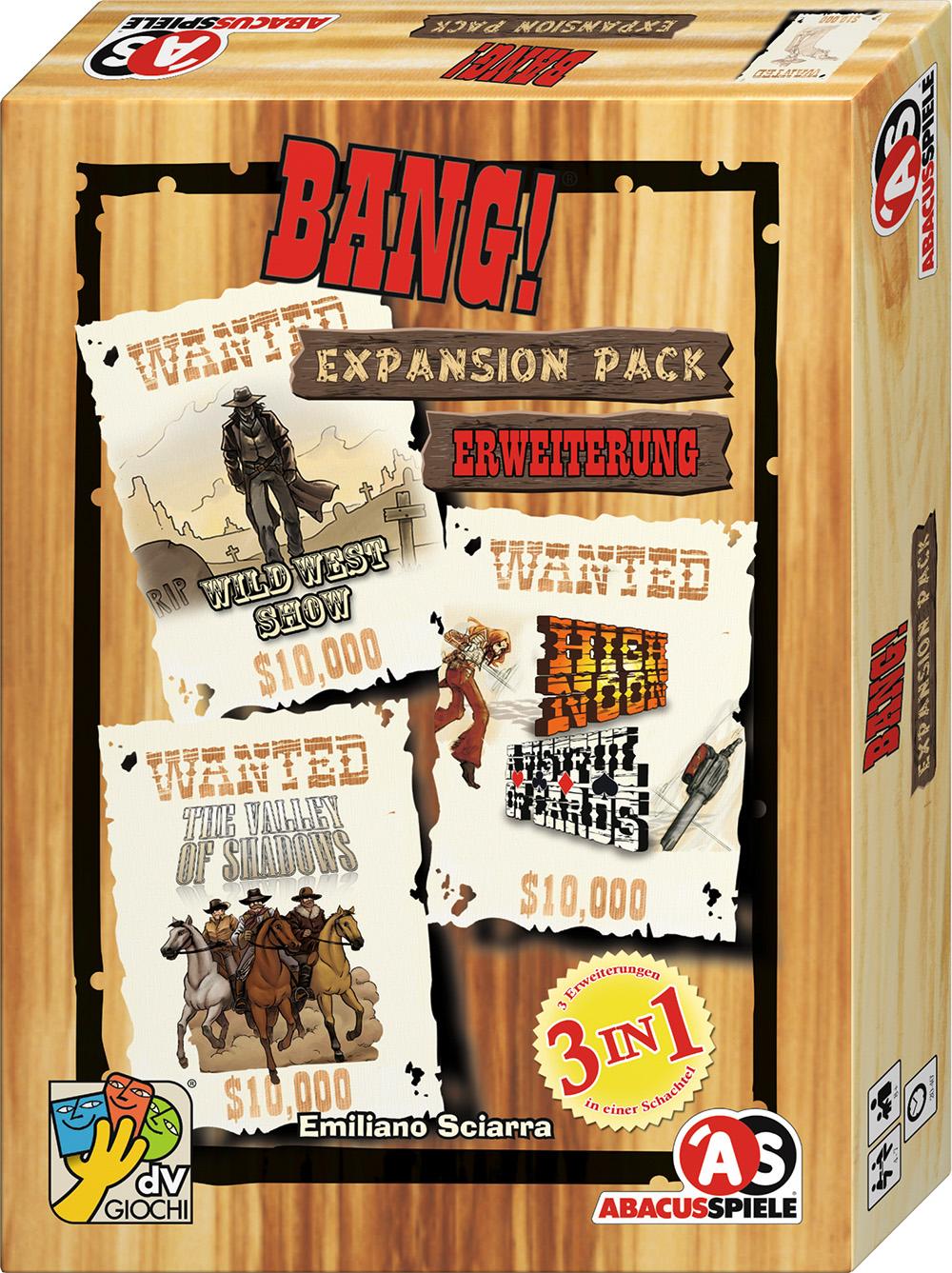 Vorderes Coverbild BANG! Expansion Pack Erweiterung