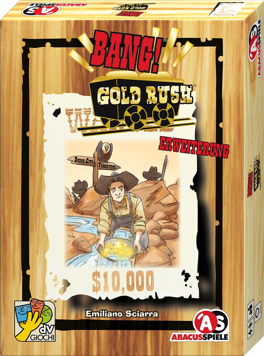 Vorderes Coverbild BANG! Gold Rush Erweiterung
