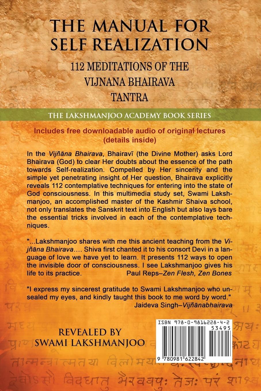 Rückseitencover The Manual for Self Realization