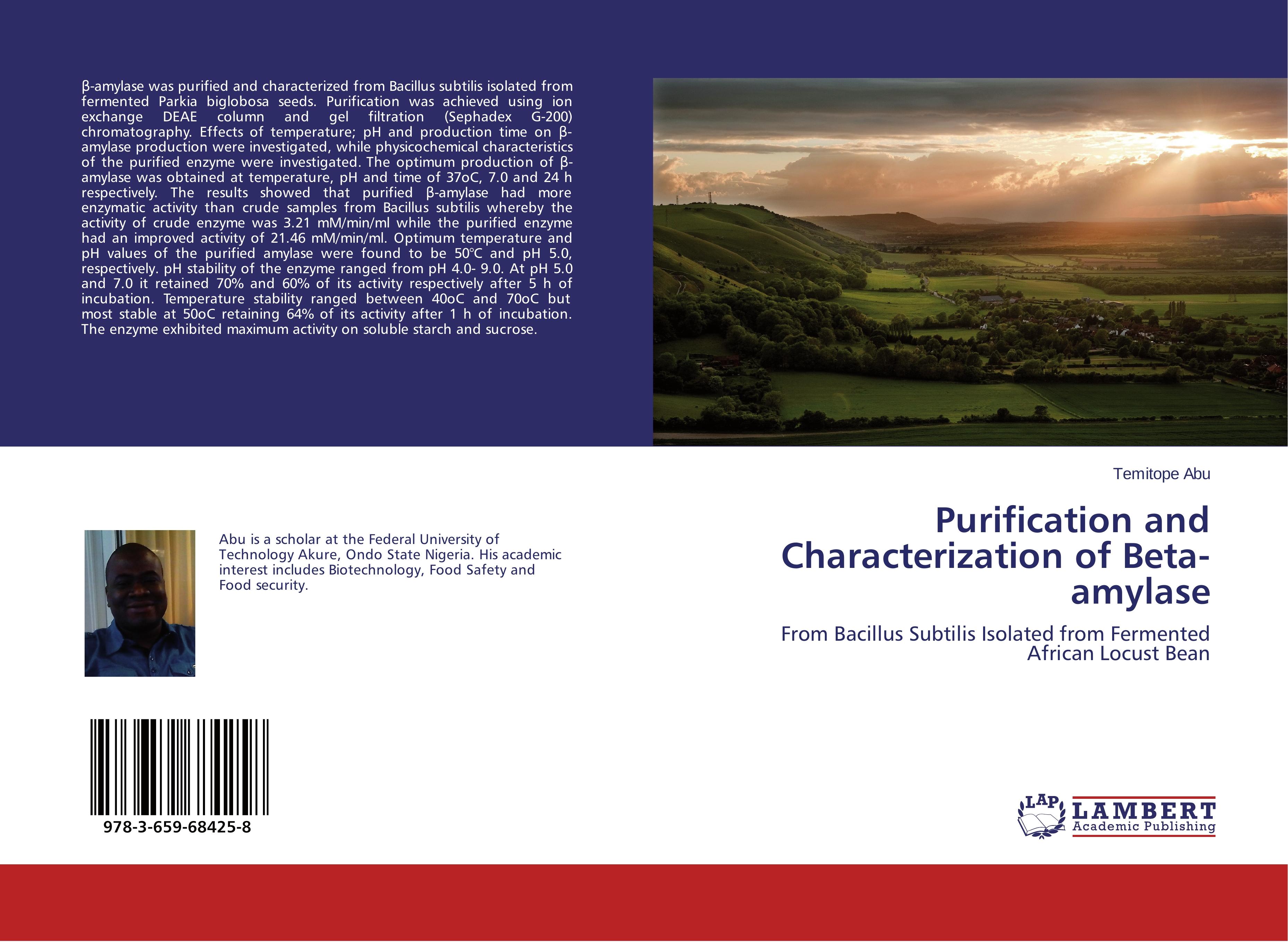 Vorderes Coverbild Purification and Characterization of Beta-amylase