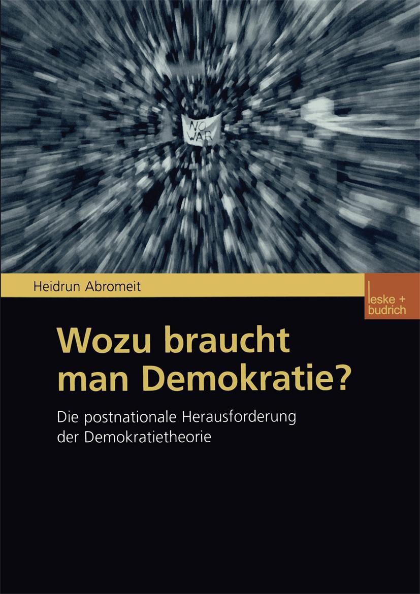Vorderes Coverbild Wozu braucht man Demokratie?