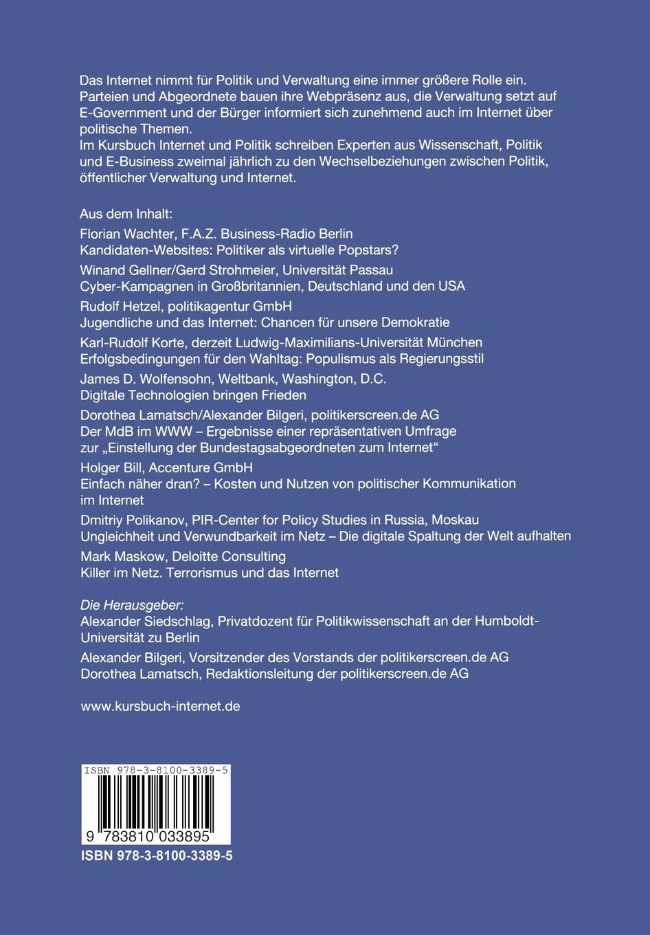 Rückseitencover Schwerpunkt: Wahlkampf im Netz