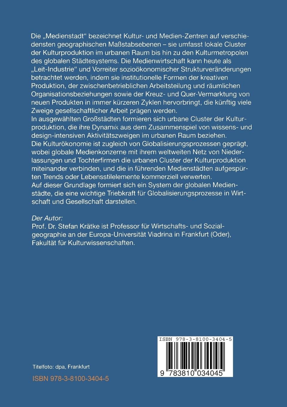 Rückseitencover Medienstadt