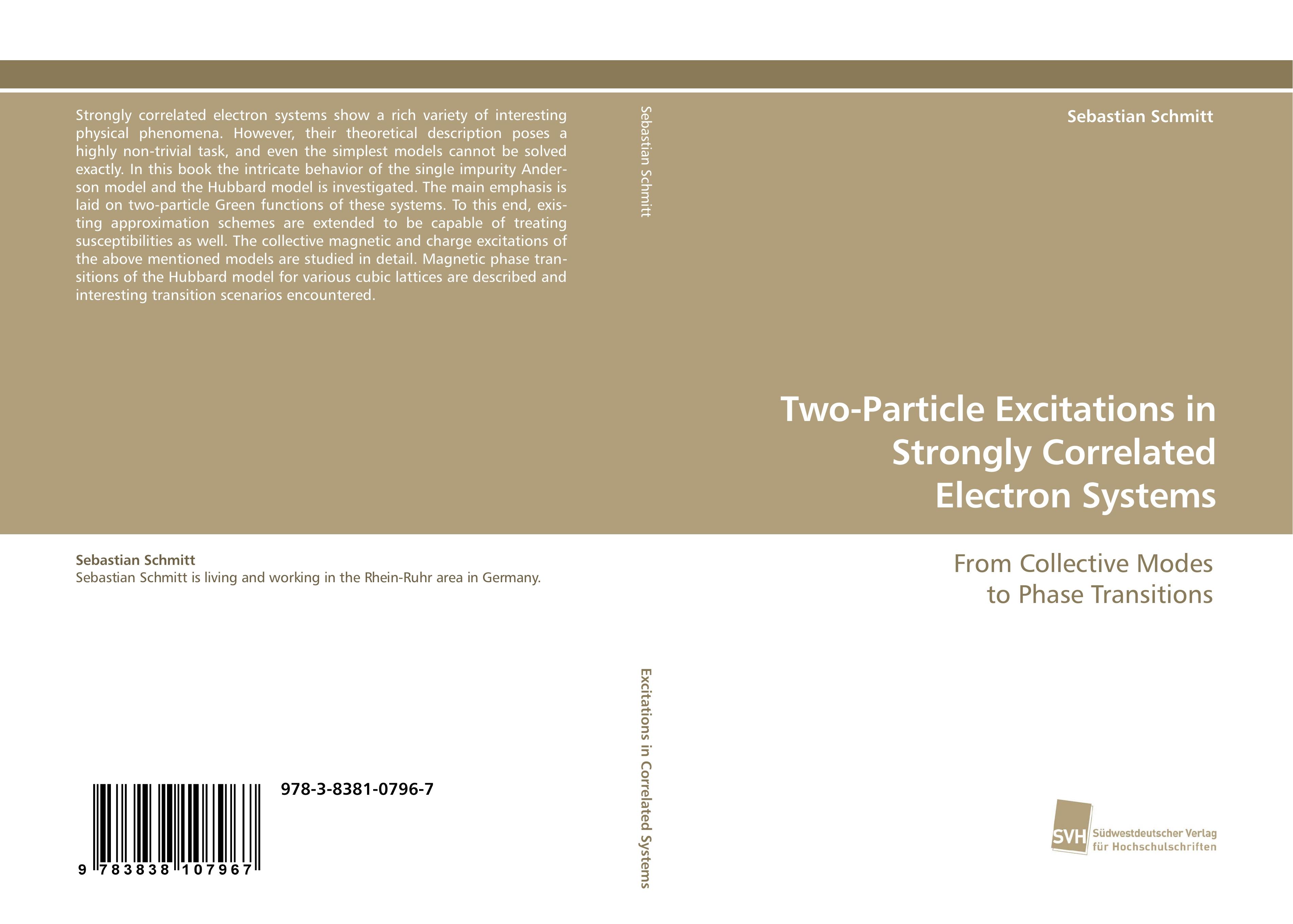 Vorderes Coverbild Two-Particle Excitations in Strongly Correlated Electron Systems