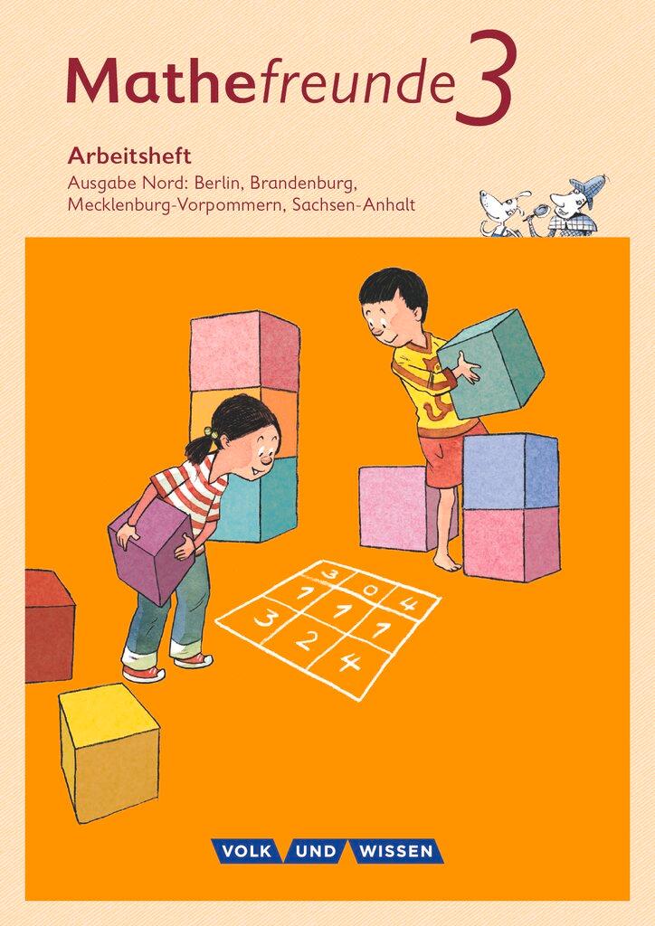 Vorderes Coverbild Mathefreunde 3. Schuljahr. Arbeitsheft. Nord