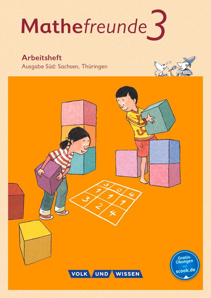 Vorderes Coverbild Mathefreunde 3. Schuljahr. Arbeitsheft Süd